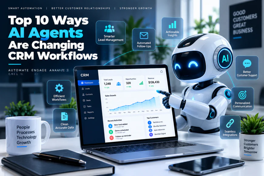 Top 10 Ways AI Agents Are Changing CRM Workflows