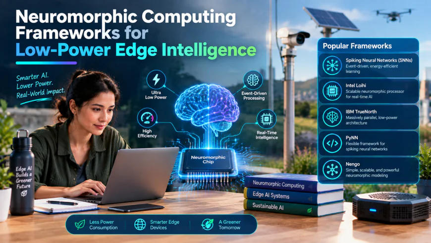 Neuromorphic Computing Frameworks for Low-Power Edge Intelligence