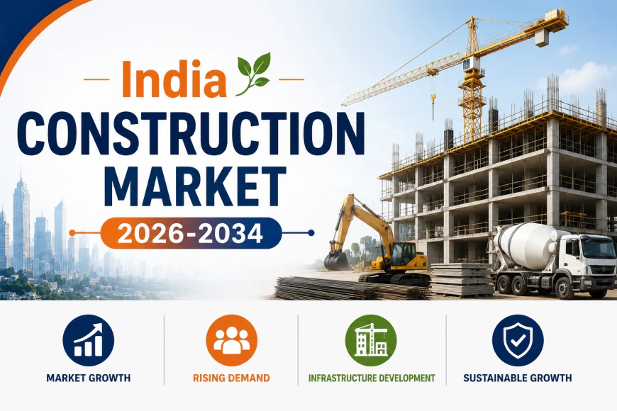 India Construction Market 2026–2034: Infrastructure Trends, Investment Drivers & Growth Opportunities
