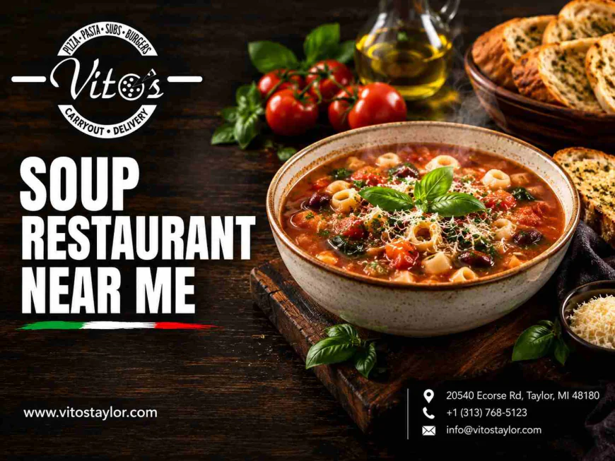 Discover Delicious Comfort Food at Vito's Taylor: Soup, Salads, Pasta, and Meat Trays