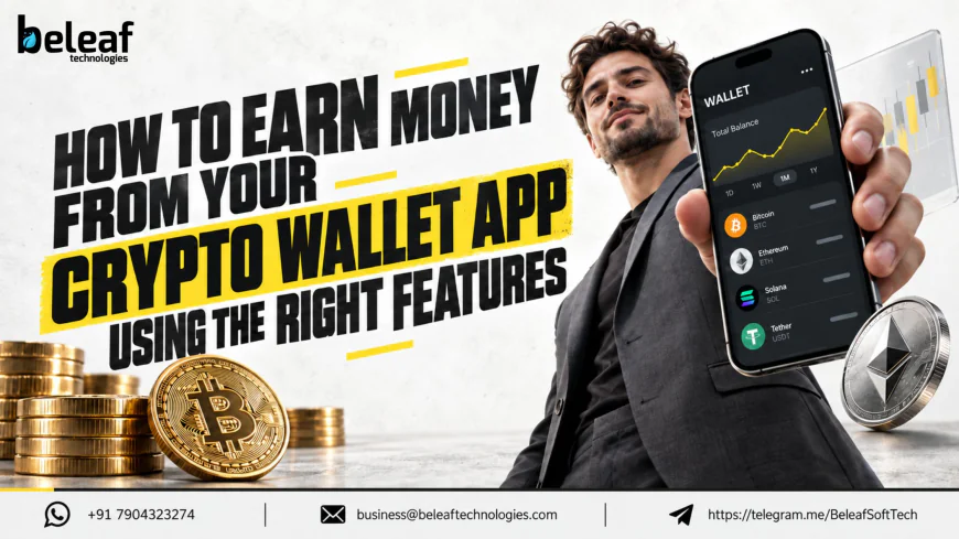 How to Earn Money From Your Crypto Wallet App Using the Right Features