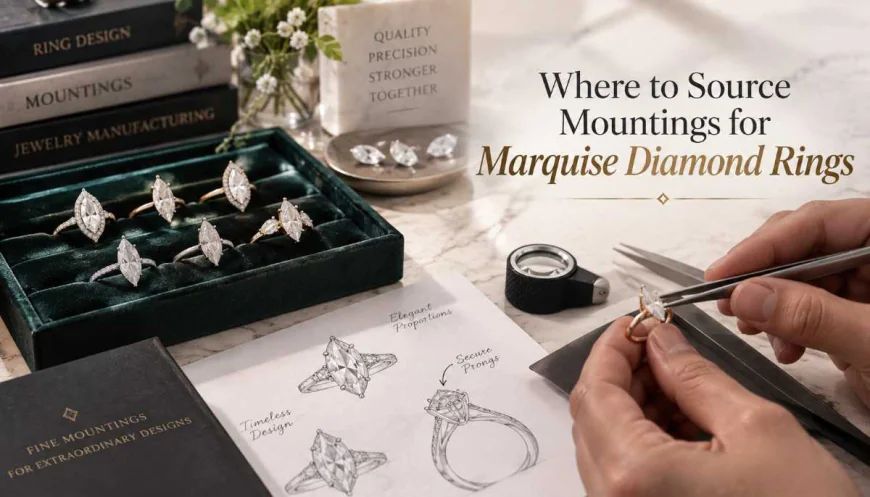 Where to Source Mountings for Marquise Diamond Rings