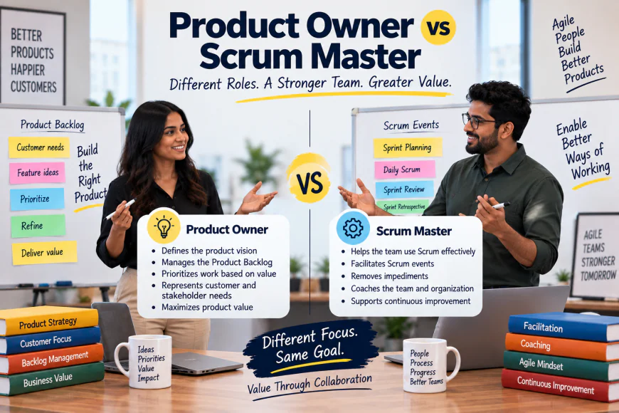 Product Owner vs Scrum Master: Roles, Responsibilities & Differences