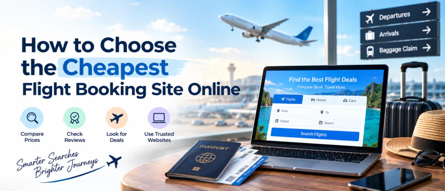 How to Choose the Cheapest Flight Booking Site Online