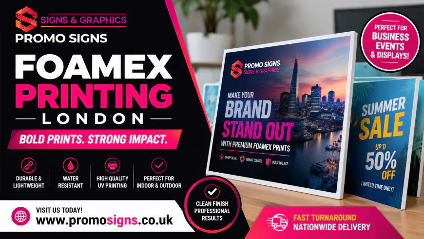 Where Can Foamex Printing in London Be Used for Indoor and Outdoor Displays?