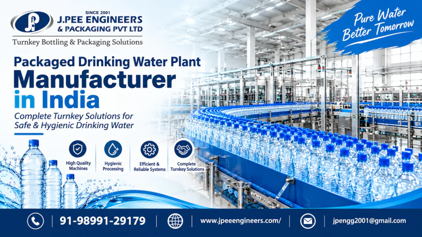 Packaged Drinking Water Plant Manufacturer in India