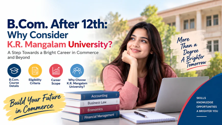 B.Com. course After 12th: Why Consider K.R. Mangalam University?