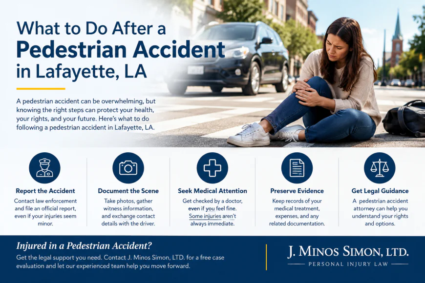 What to Do After a Pedestrian Accident in Lafayette, LA