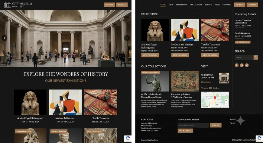 Why Museum WordPress Themes Should Make Collection Discovery More Intuitive