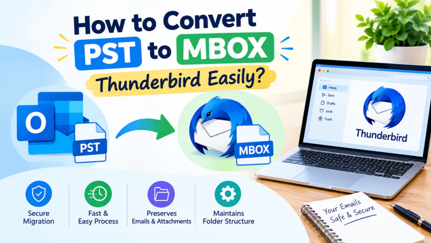 How to Convert PST to MBOX Thunderbird Easily?