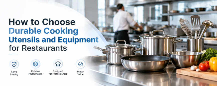 How to Choose Durable Cooking Utensils and Equipment for Restaurants