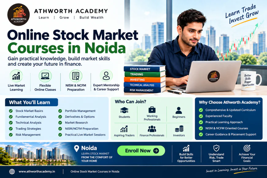 How to Learn Stock Market Trading Online in Noida