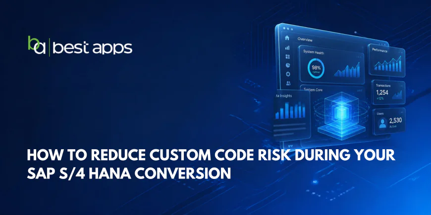 How to Reduce Custom Code Risk During Your SAP S/4 HANA Conversion