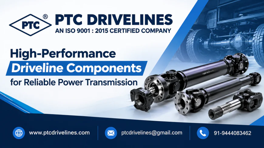 High-Performance Driveline Components for Reliable Power Transmission
