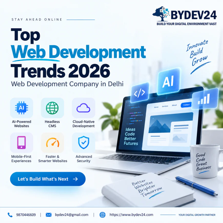 Top Web Development Trends 2026 | Web Development Company in Delhi