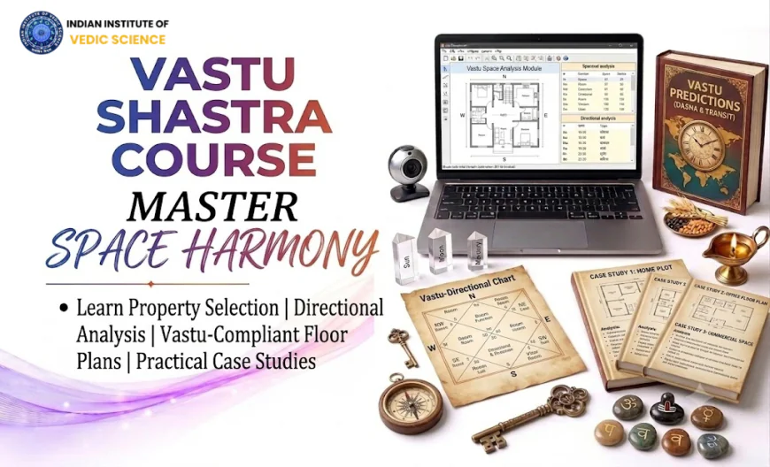 Vastu Shastra Course: Learn Vastu for Property Selection, Floor Plans, Directions & Space Analysis