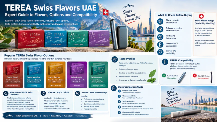 TEREA Swiss Flavors UAE: Expert Guide to Flavors, Options and Compatibility