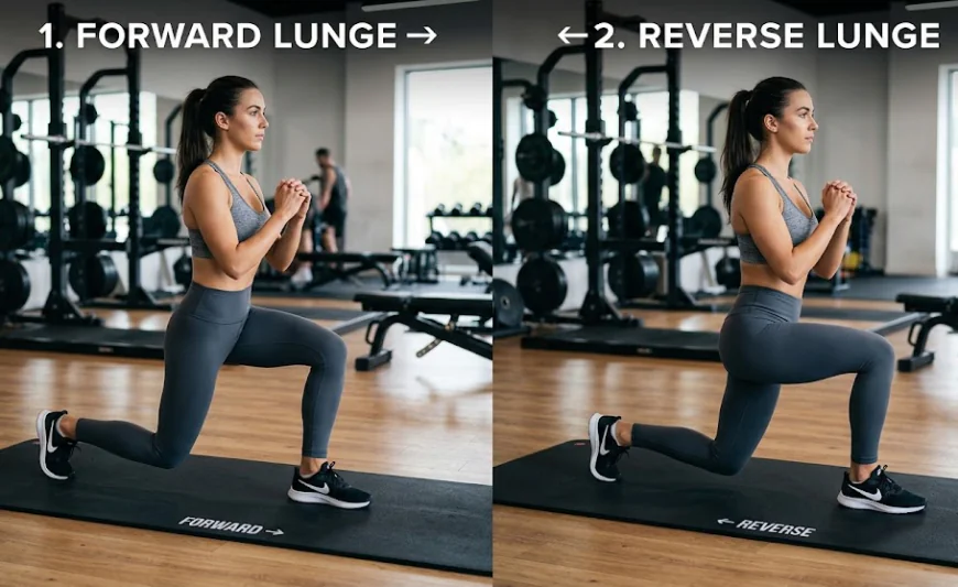 How to Master Forward and Reverse Lunges
