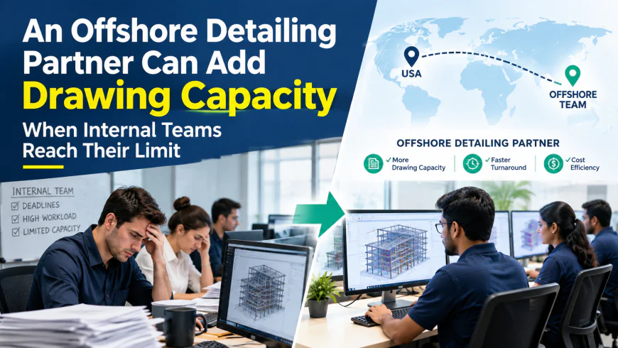 An Offshore Detailing Partner Can Add Drawing Capacity When Internal Teams Reach Their Limit