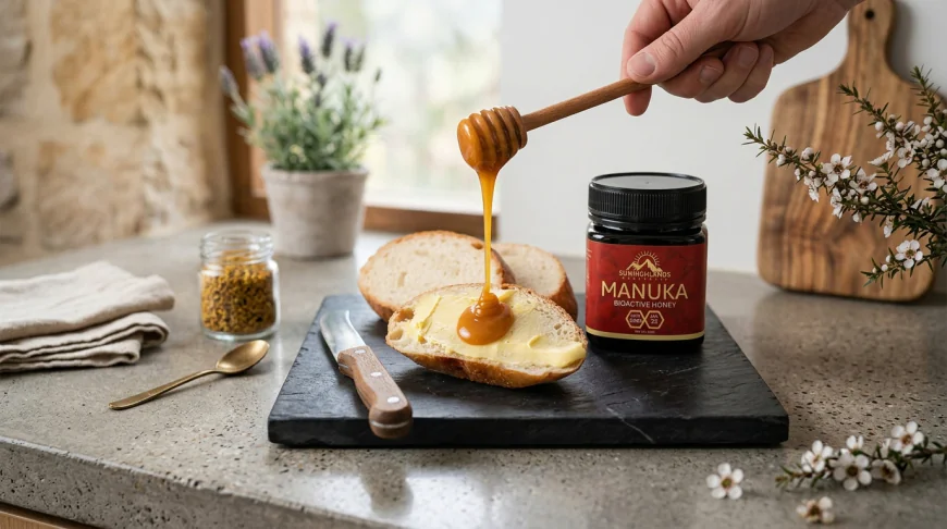 Australian Manuka Honey MGO 1200: Uses, Properties and Precautions