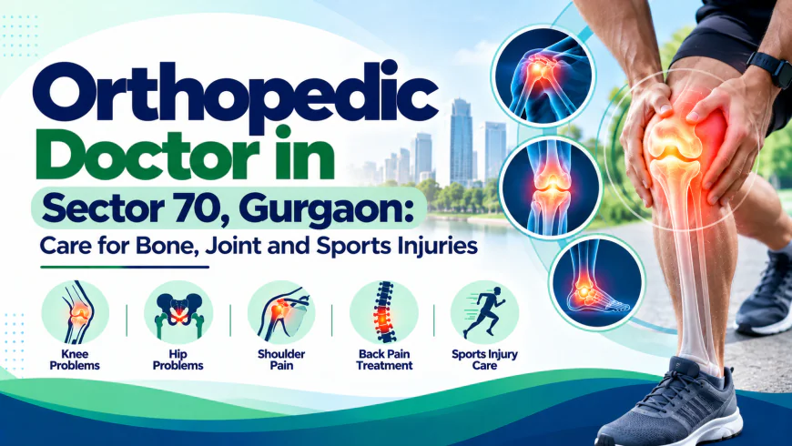Orthopedic Doctor in Sector 70, Gurgaon: Care for Bone, Joint and Sports Injuries
