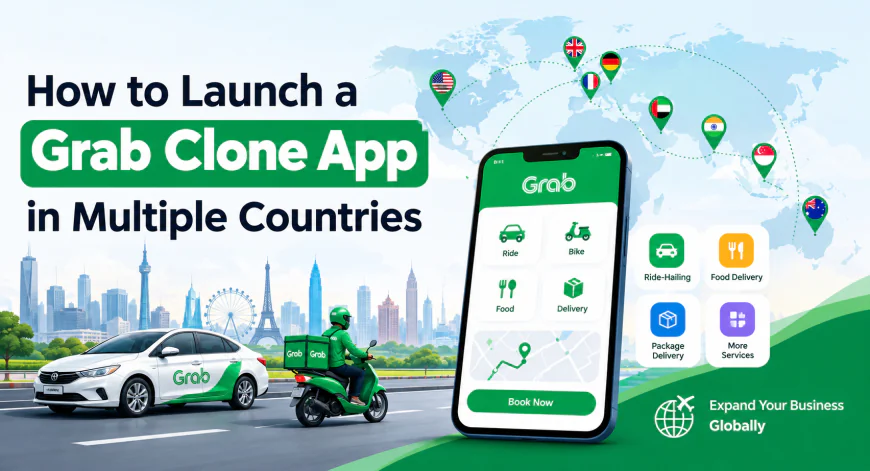 How to Launch a Grab Clone App in Multiple Countries