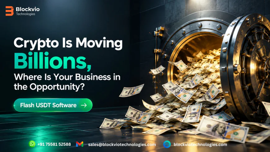 Crypto Is Moving Billions, Where Is Your Business in the Opportunity? - Flash USDT Software