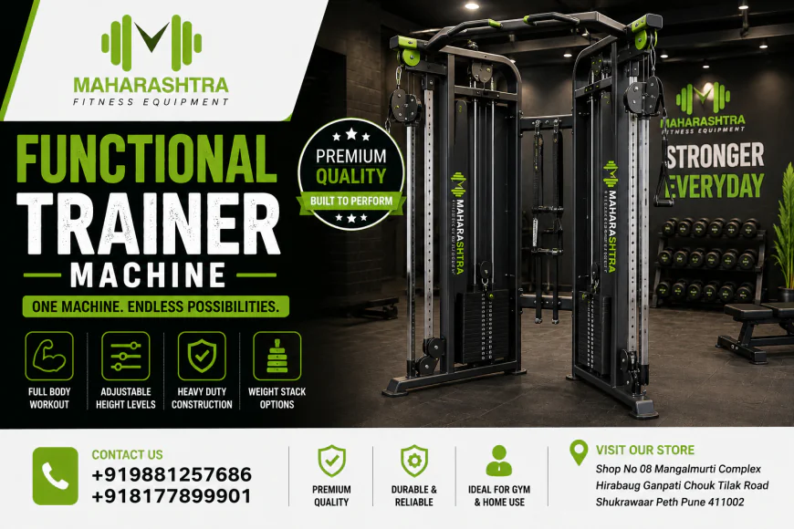 Functional Trainer Machine for Effective Strength Workouts | Maharashtra Sport
