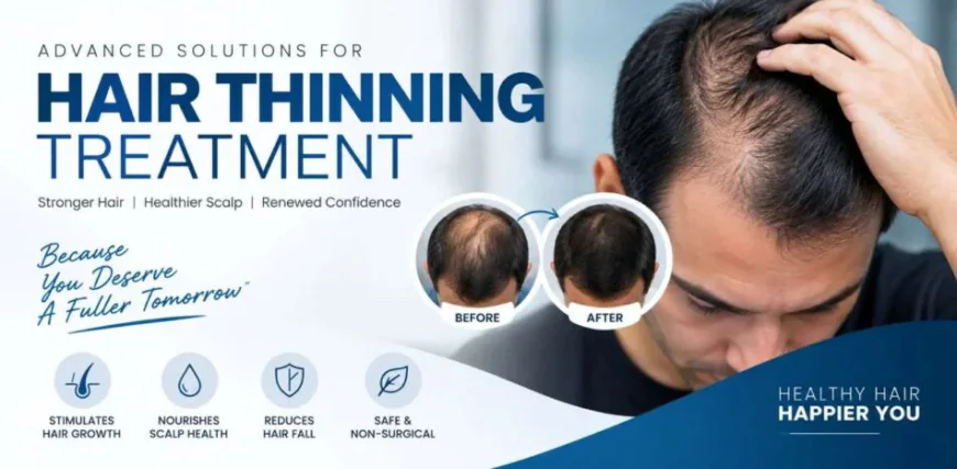 Professional Hair Thinning Treatment | Improve Hair Growth Naturally