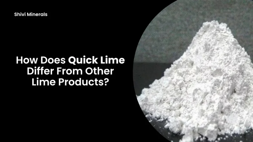 How Does Quick Lime Differ From Other Lime Products?