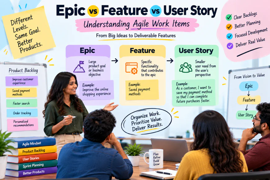 Epic vs Feature vs User Story: Understanding Agile Work Items