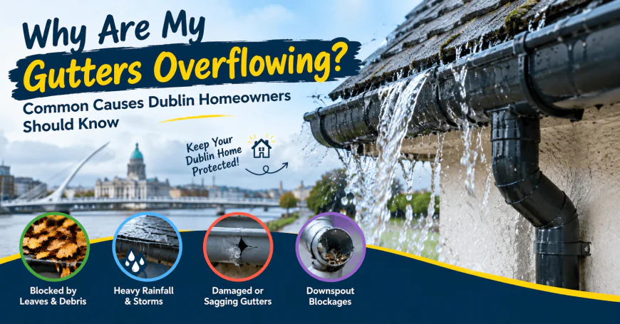 Why Are My Gutters Overflowing? Common Causes Dublin Homeowners Should Know