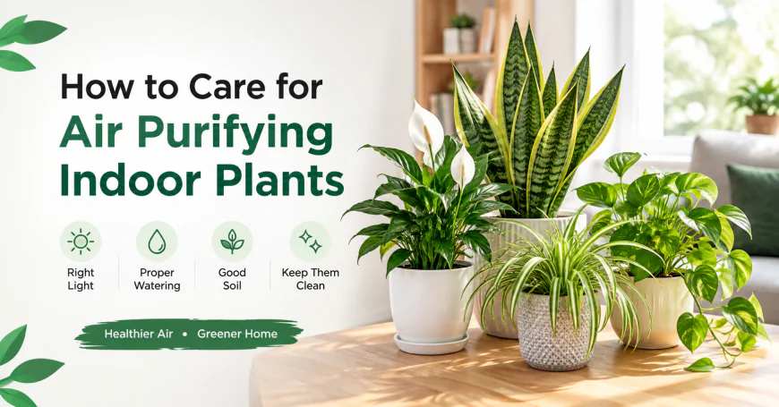 How to Care for Air Purifying Indoor Plants