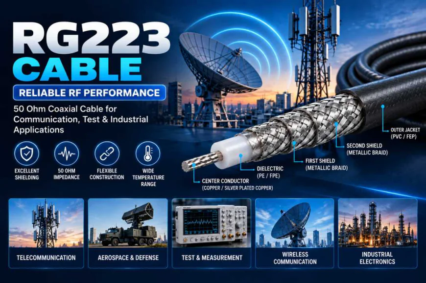 RG223 Coaxial Cable: Specifications & Technical Benefits