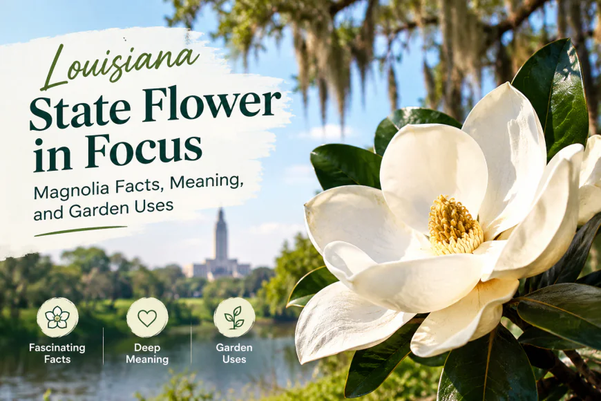 Louisiana State Flower in Focus: Magnolia Facts, Meaning, and Garden Uses