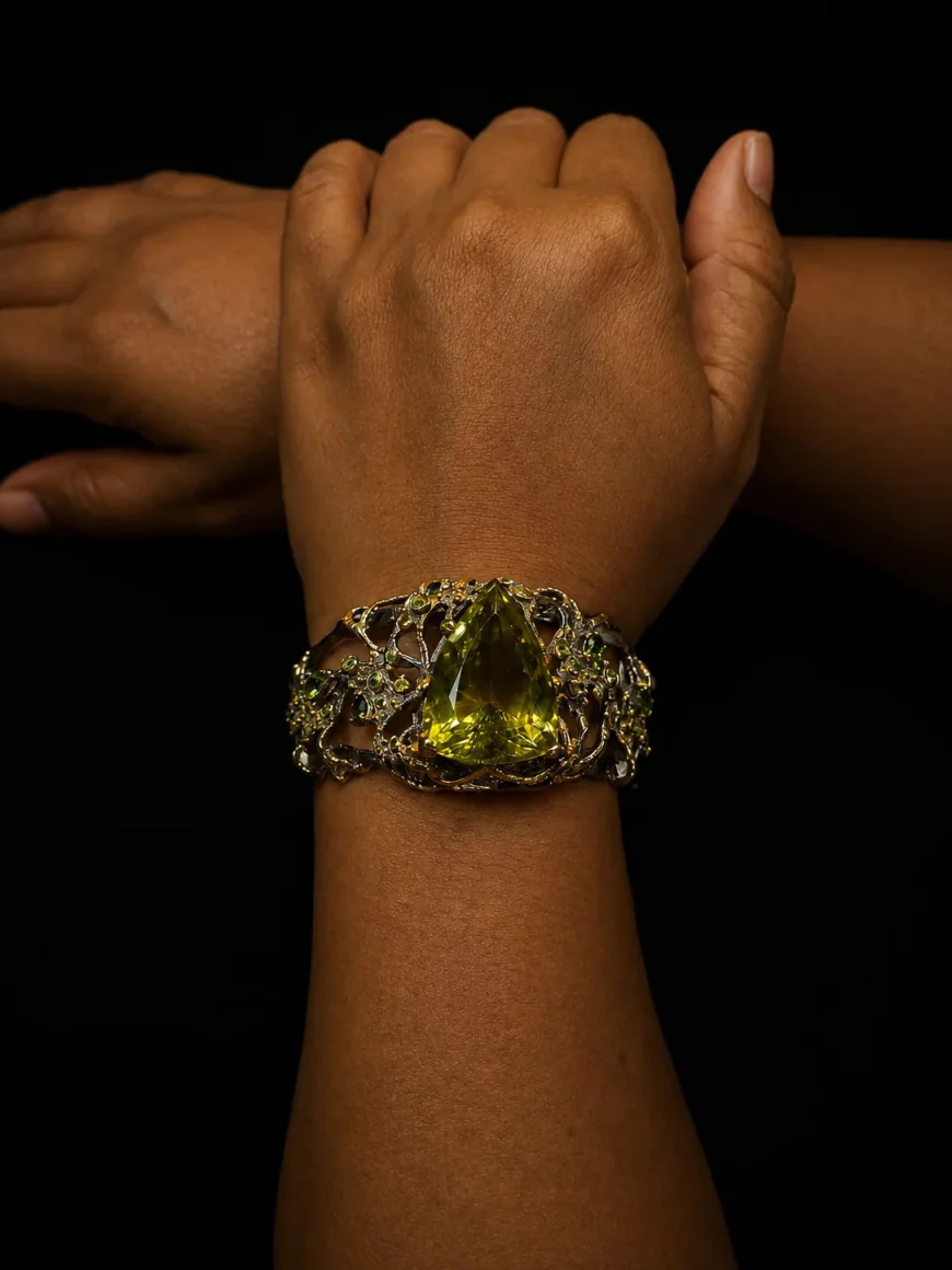 Find Your Perfect Lemon Quartz Statement Cuff Bracelet