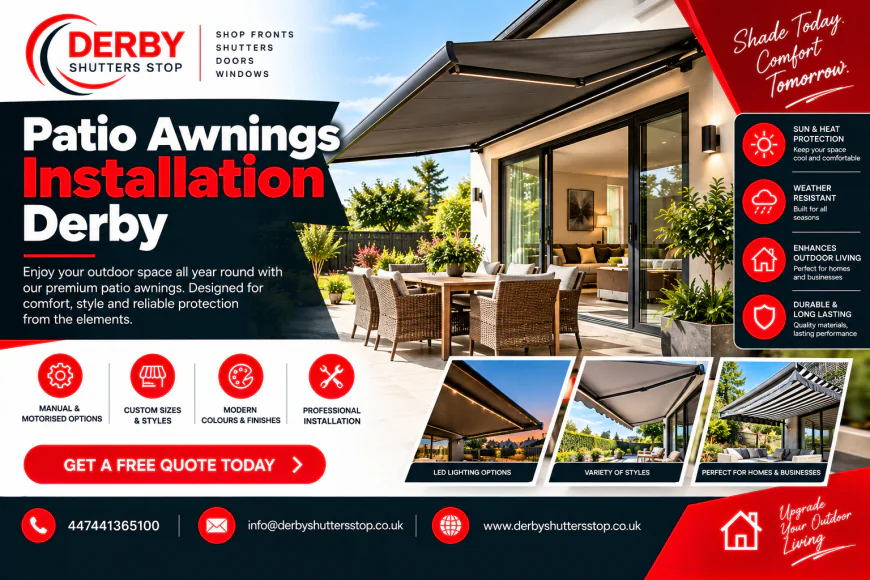 Upgrade Your Patio with Patio Awnings Installation Derby Services