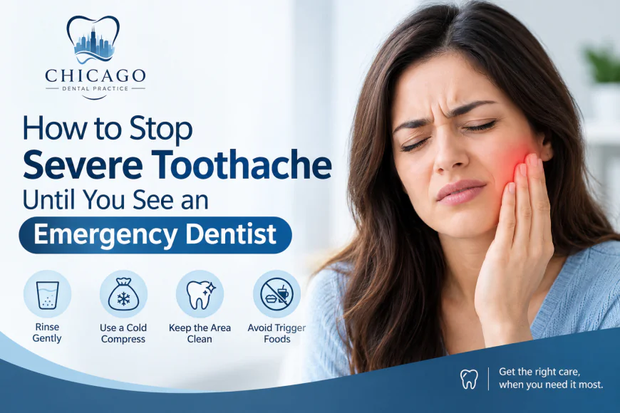 How to Stop Severe Toothache Until You See an Emergency Dentist