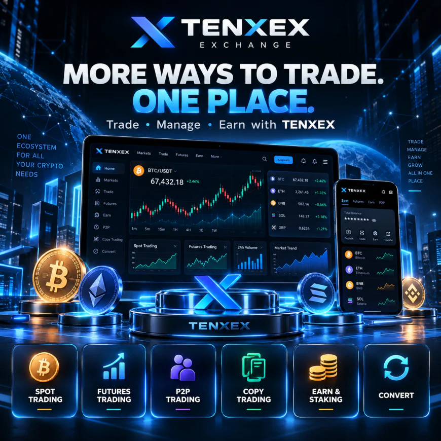 Explore Multiple Crypto Trading Tools in One Ecosystem with TENXEX
