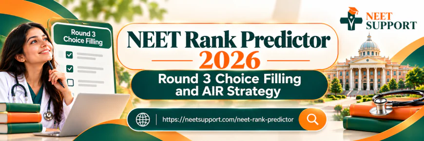 NEET Rank Predictor 2026: Round 3 Choice Filling and AIR Strategy