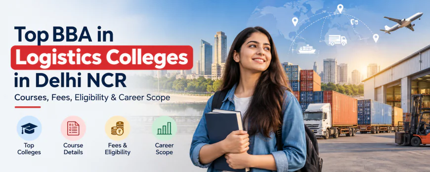 Top BBA in Logistics Colleges in Delhi NCR: Courses, Fees, Eligibility & Career Scope