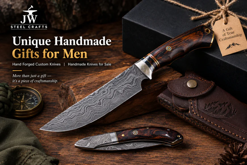 Unique Handmade Gifts for Men: Discover Hand-Forged Custom Knives and Handmade Knives for Sale