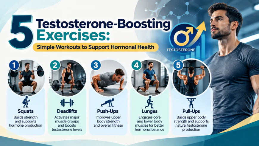 5 Testosterone-Boosting Exercises: Simple Workouts to Support Hormonal Health