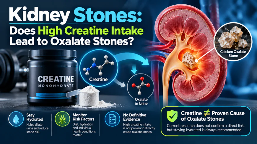 Kidney Stones: Does High Creatine Intake Lead to Oxalate Stones?