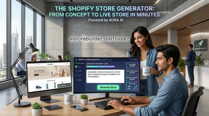 What Is a Shopify Store Generator and How Does It Help Beginners Build an Ecommerce Business Faster?