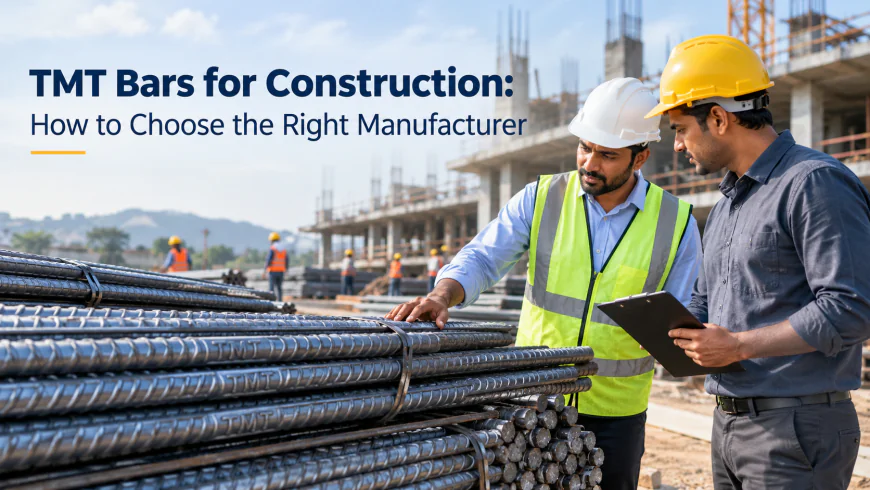 TMT Bars for Construction: How to Choose the Right Manufacturer