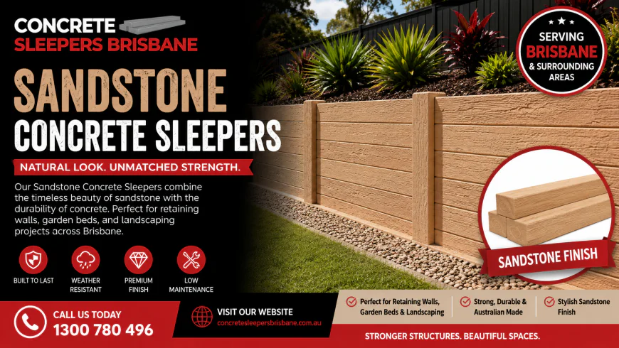 What Makes Sandstone Concrete Sleeper a Durable Retaining Wall Solution?