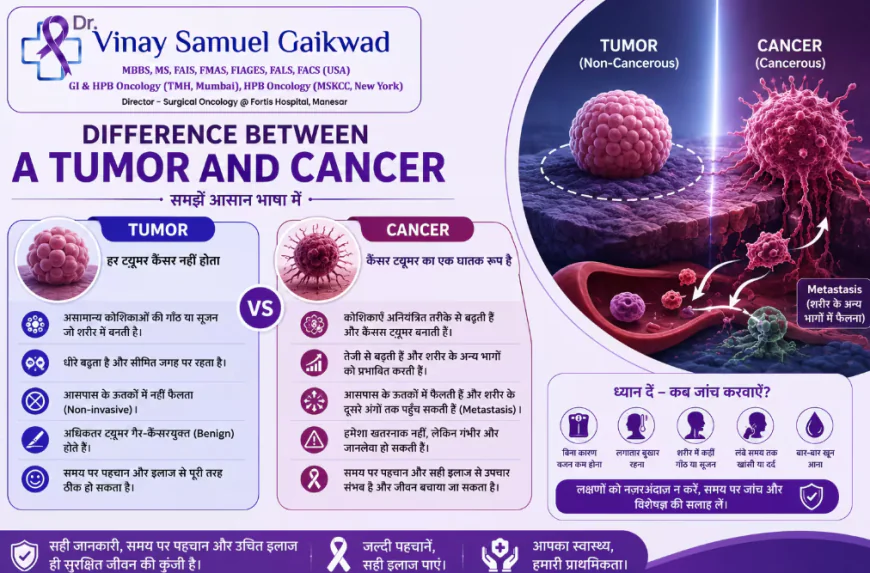 Difference Between a Tumor and Cancer