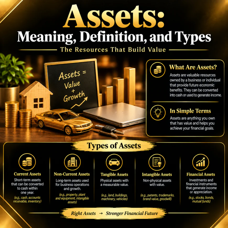 Assets: Meaning, Definition, and Types