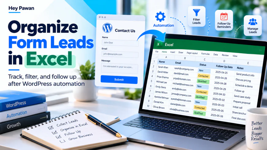 How to Organize Form Leads in Excel After WordPress Automation